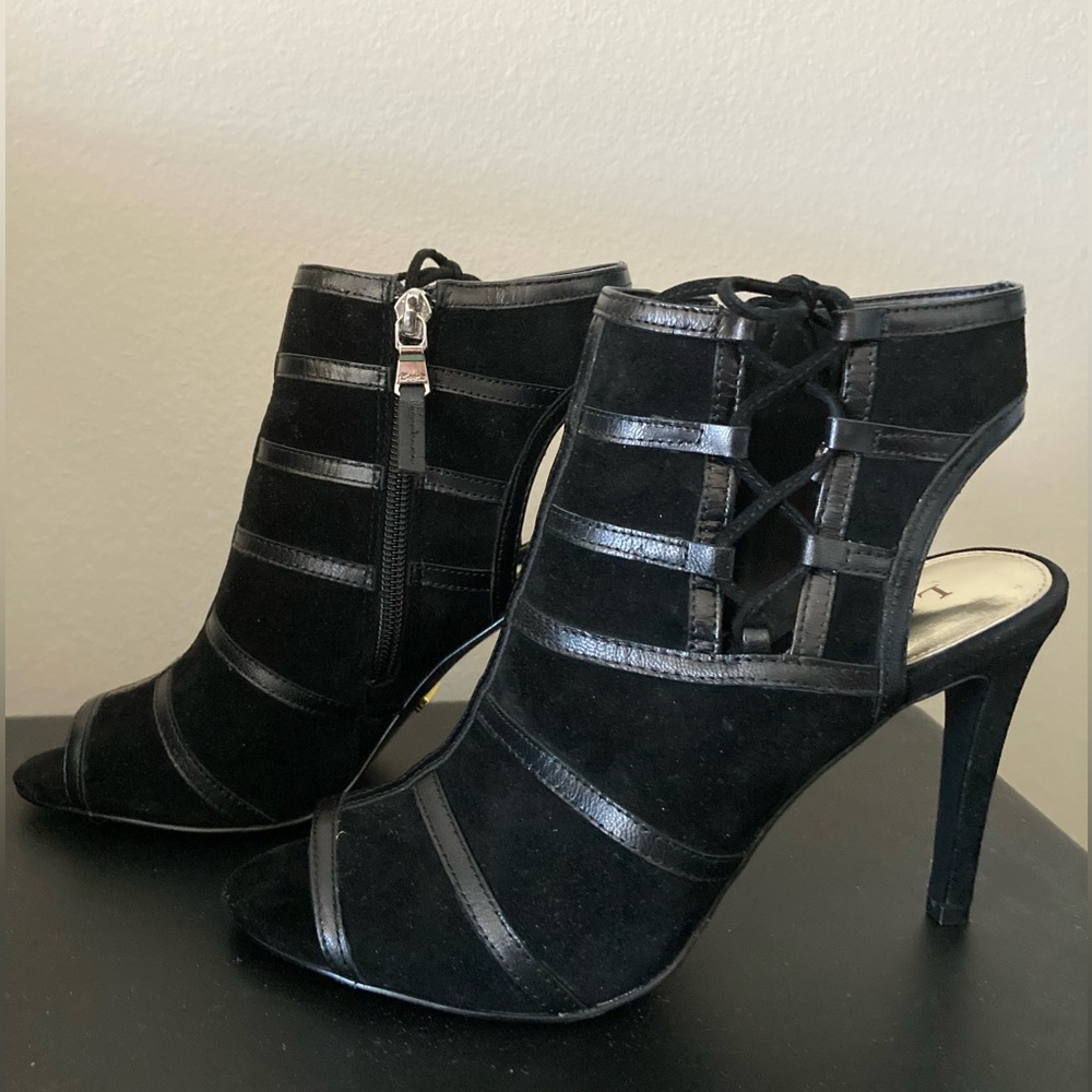 Ralph Lauren Black High Heel Bootie